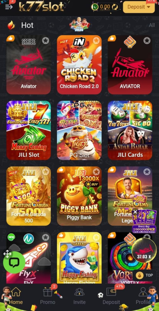 K77 slot Game